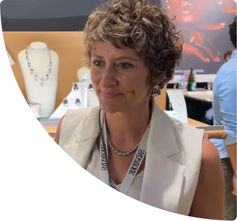 Macarena Bernabeu utiliza Onaris en feria